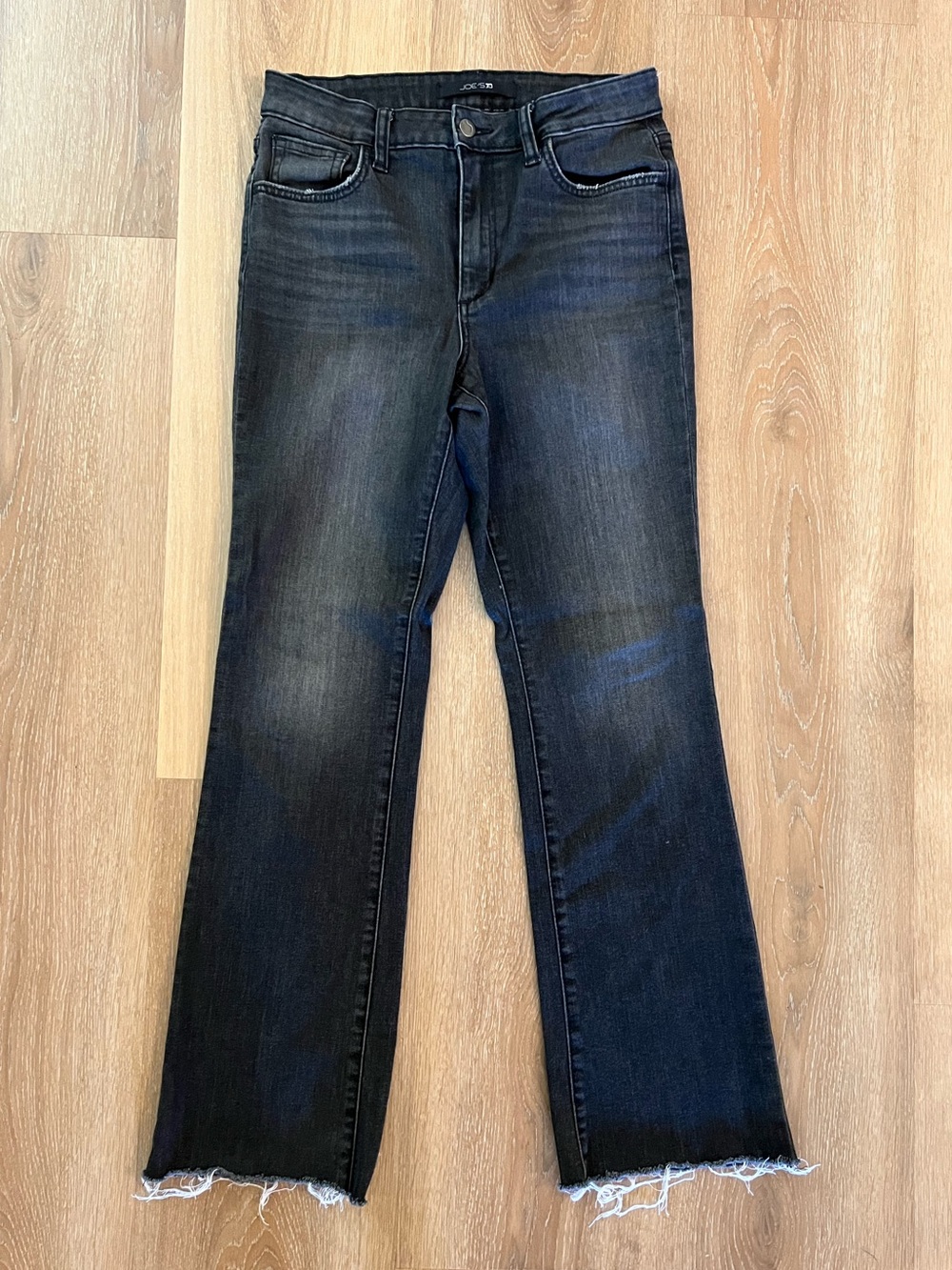 Joe’s Jeans Women's Dark Wash Straight-Leg Jeans - Black Size 28